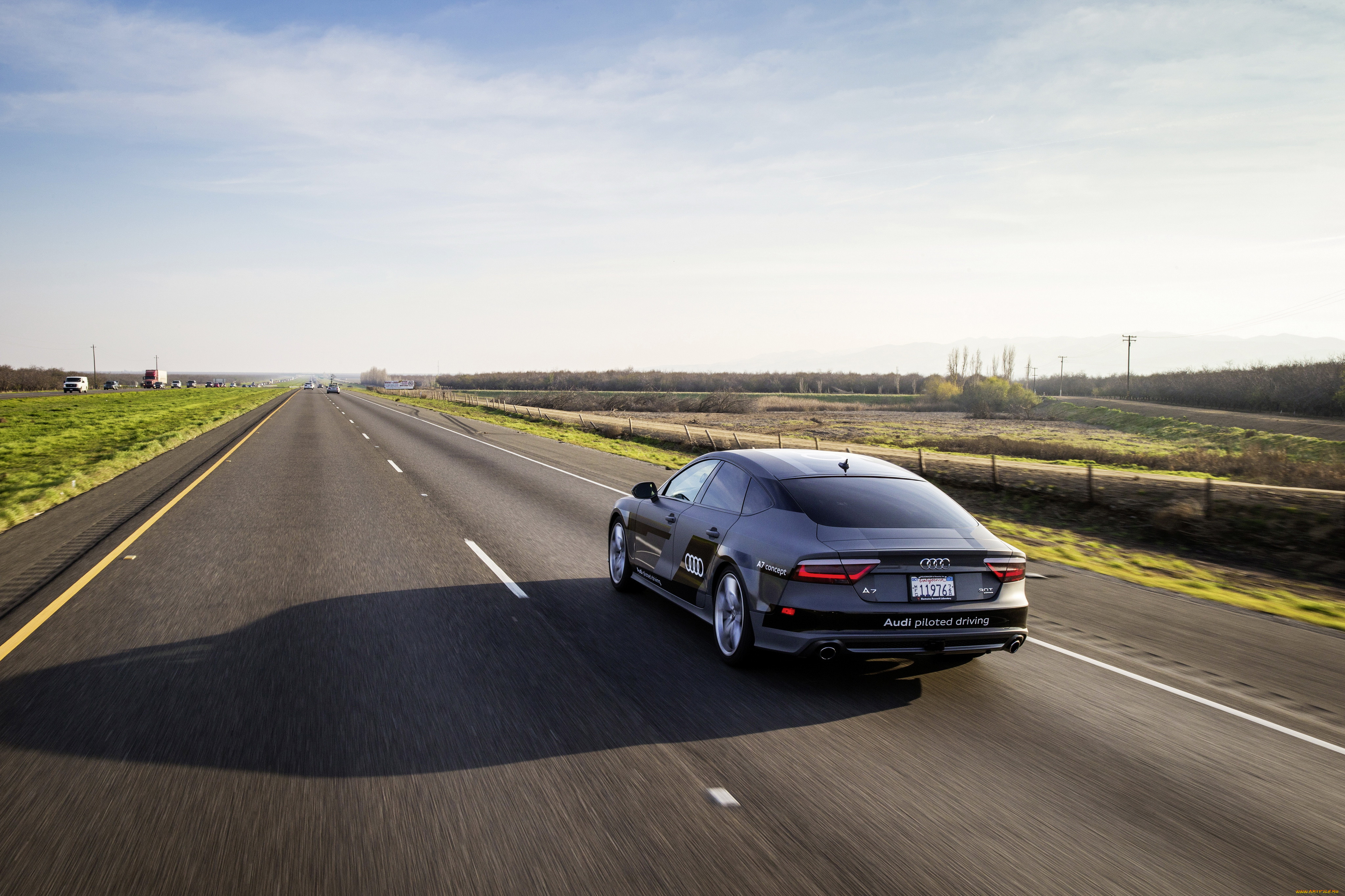, audi, concept, driving, piloted, 2015, sportback, a7